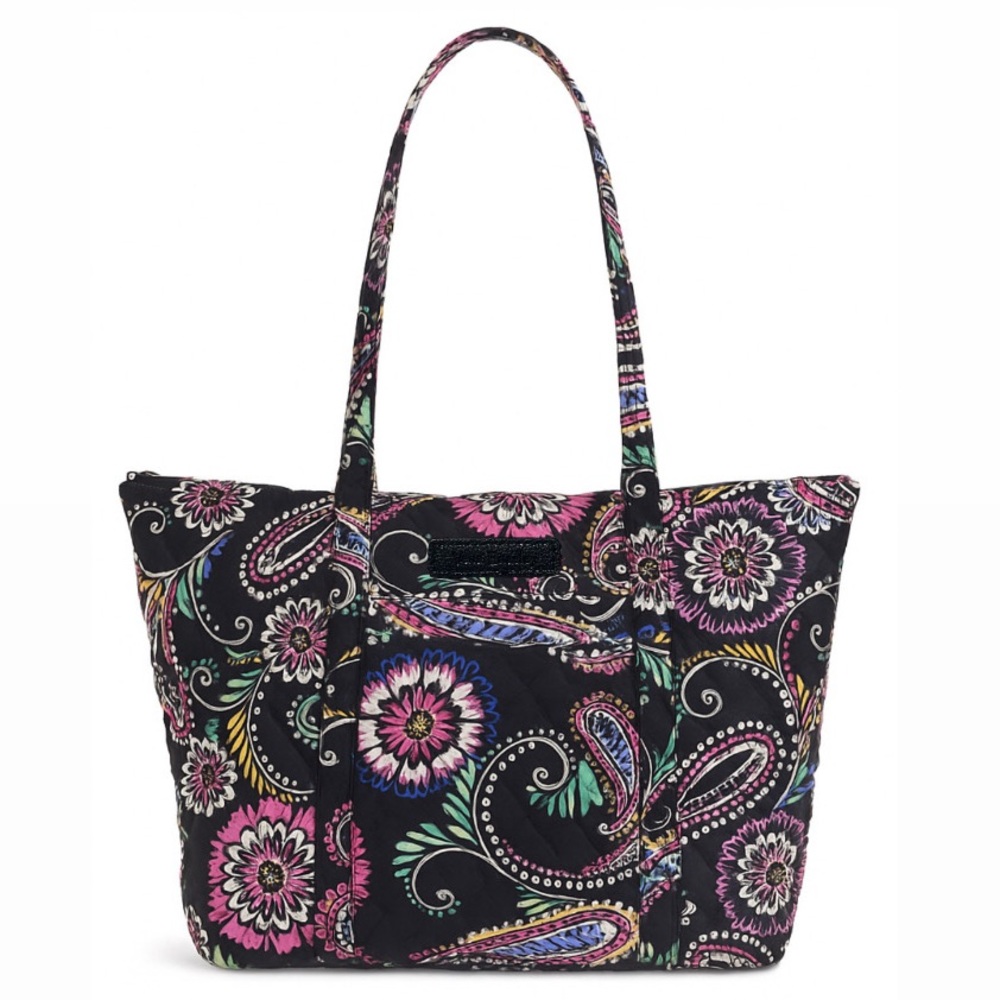 Vera Bradley Glenna Bandana Swirl Quilted Shoulder Bag Purse Tote